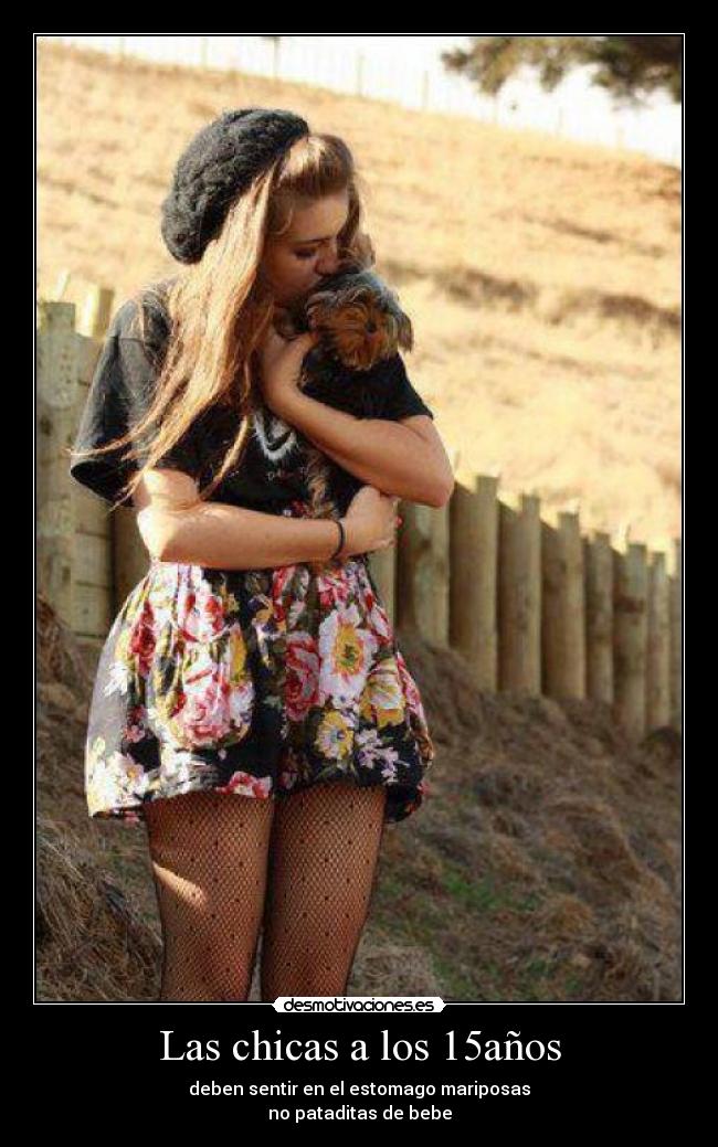 Las chicas a los 15años -