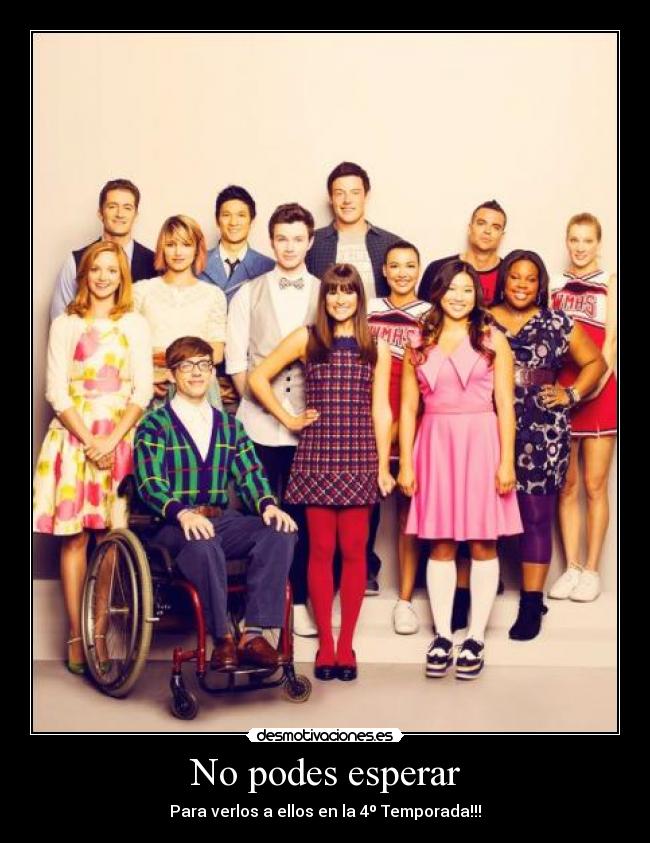 carteles glee desmotivaciones