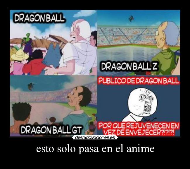 esto solo pasa en el anime -