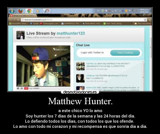 Matthew Hunter. - 