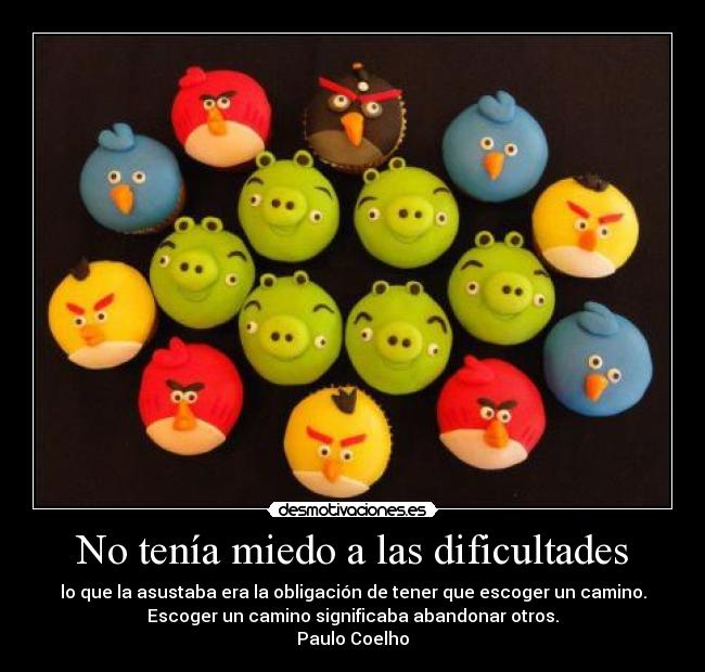 No tenía miedo a las dificultades - lo que la asustaba era la obligación de tener que escoger un camino.
Escoger un camino significaba abandonar otros.
Paulo Coelho