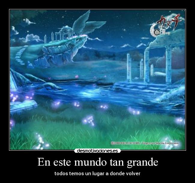 En este mundo tan grande -