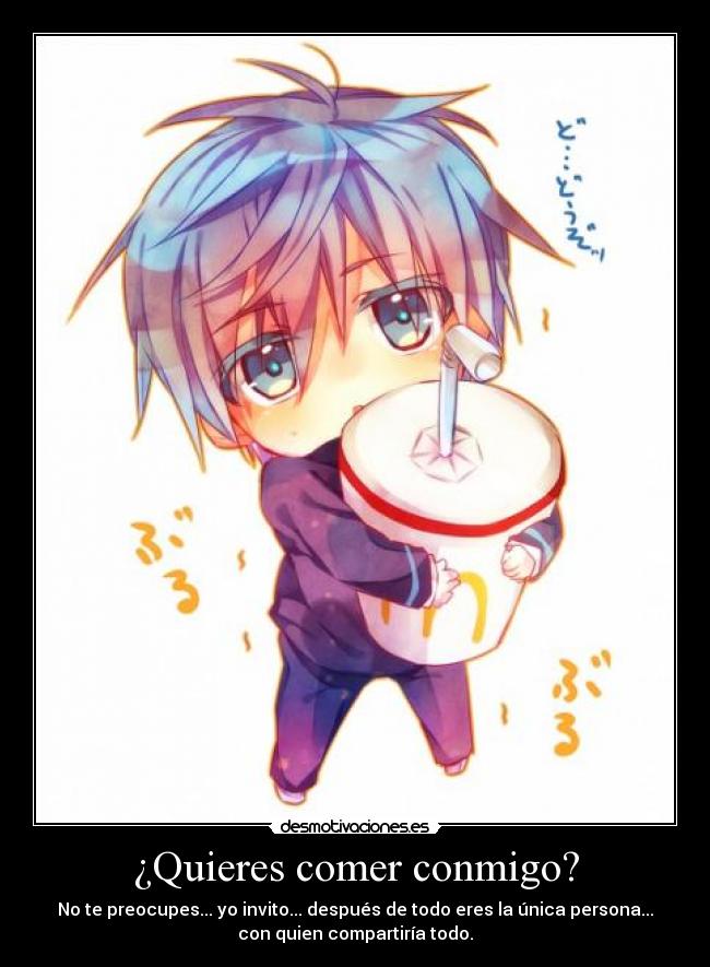 ¿Quieres comer conmigo? - 