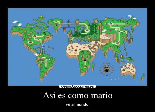 Asi es como mario -