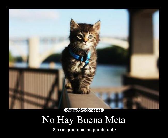 No Hay Buena Meta - Sin un gran camino por delante