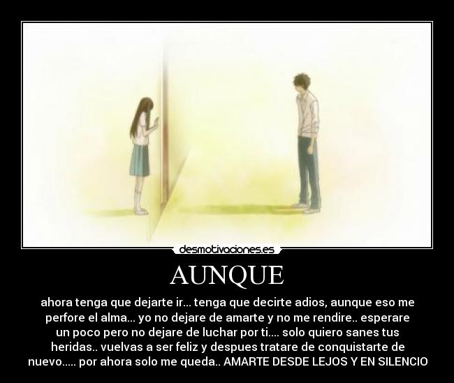 carteles anime amor despedida pacencia desmotivaciones