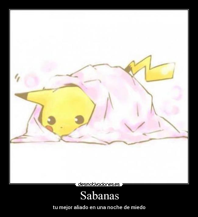 Sabanas - tu mejor aliado en una noche de miedo