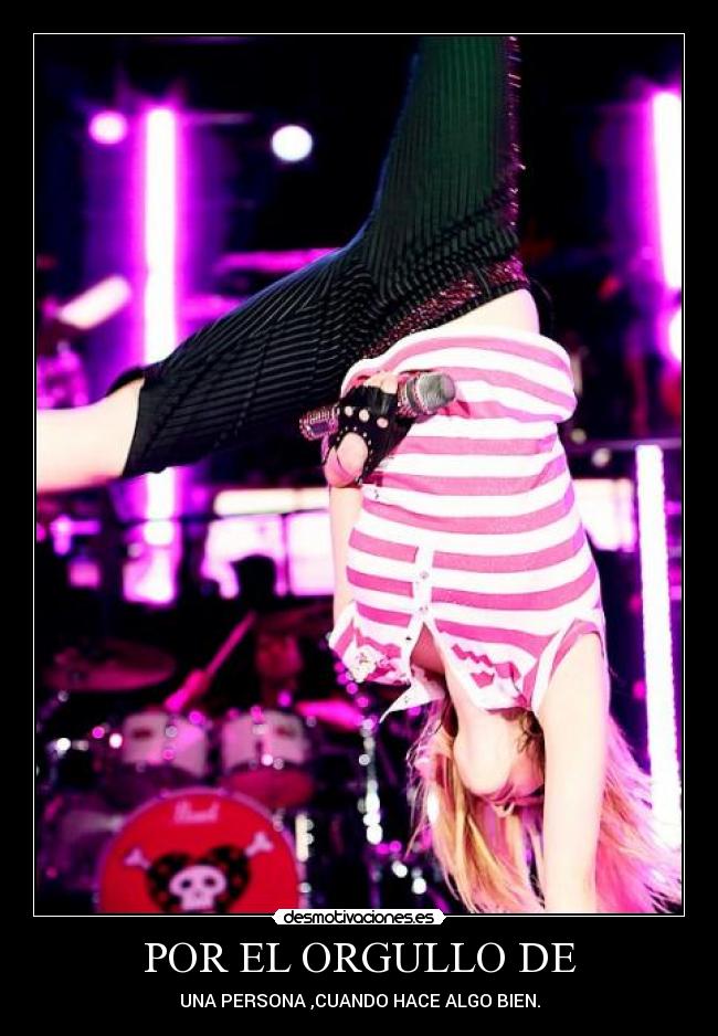 POR EL ORGULLO DE -