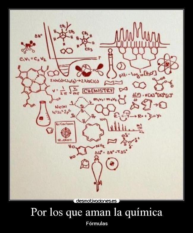 Por los que aman la química - Fórmulas