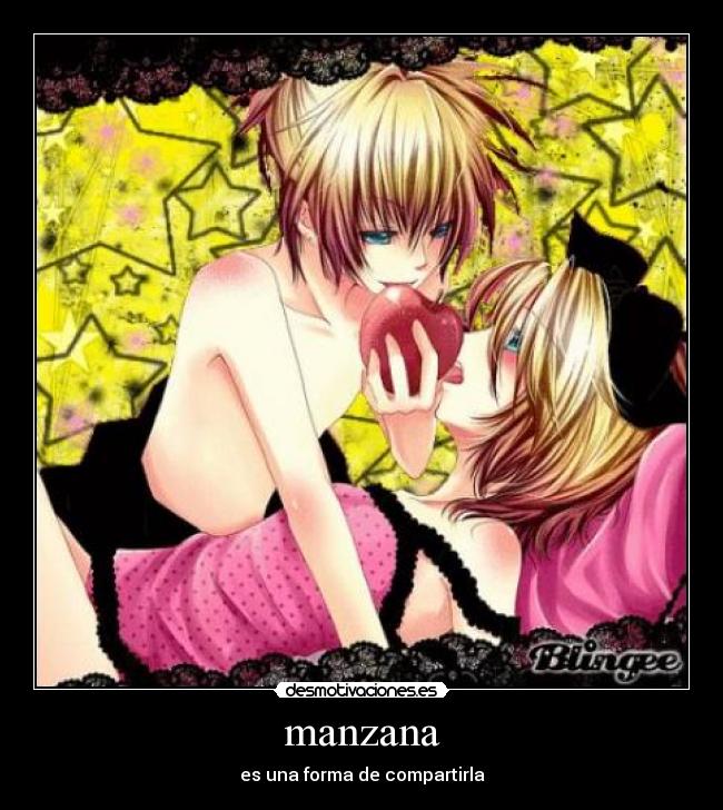 manzana - es una forma de compartirla