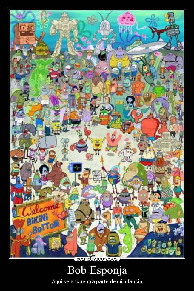 Bob Esponja - Aqui se encuentra parte de mi infancia