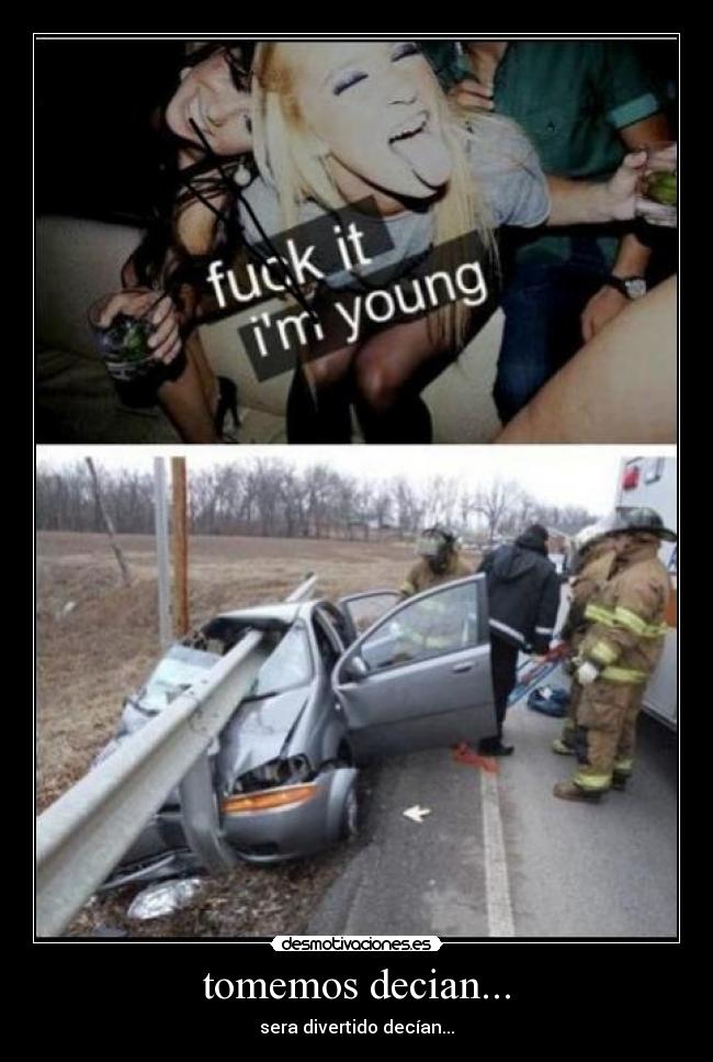 carteles tome borracho desmotivaciones