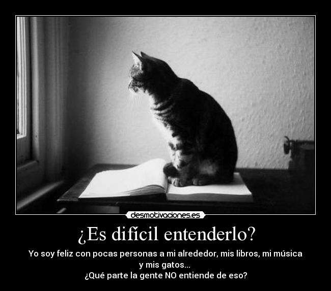 ¿Es difícil entenderlo? - 