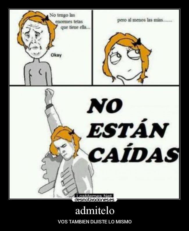 admitelo - VOS TAMBIEN DIJISTE LO MISMO
