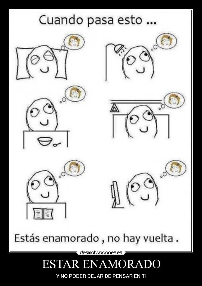 ESTAR ENAMORADO -