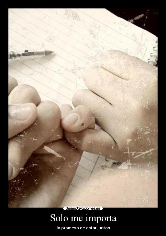 Solo me importa -