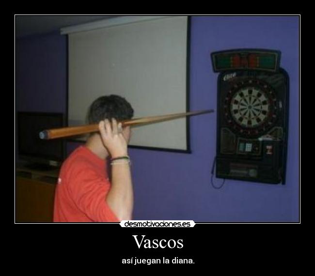 Vascos - así juegan la diana.