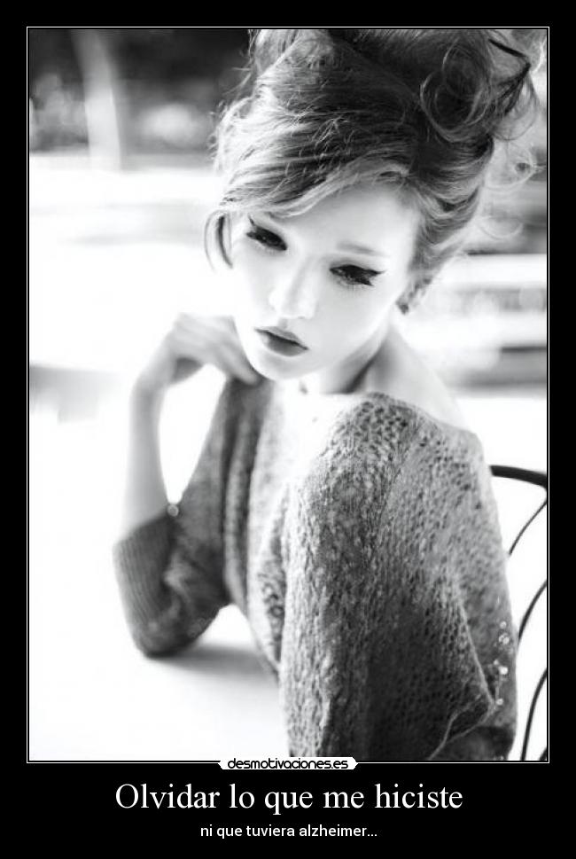 Olvidar lo que me hiciste -