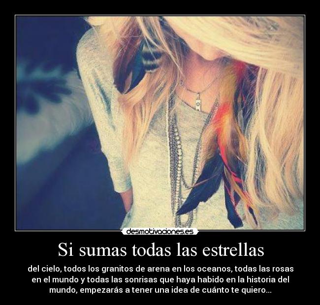 Si sumas todas las estrellas -