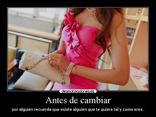 Antes de cambiar -