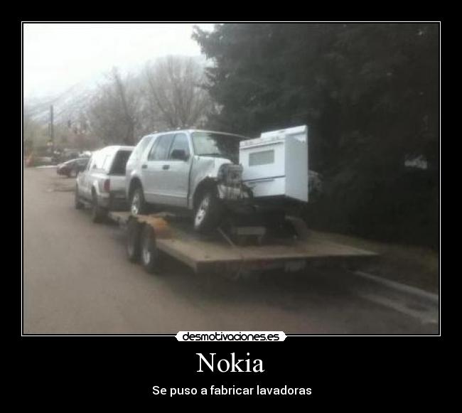 Nokia - Se puso a fabricar lavadoras