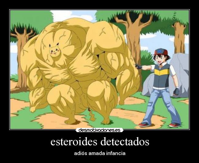 esteroides detectados -