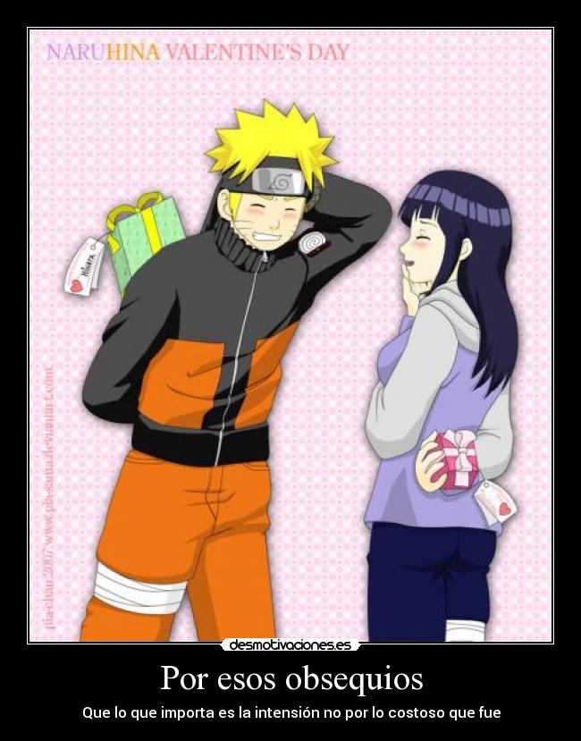 Por esos obsequios - Que lo que importa es la intensión no por lo costoso que fue