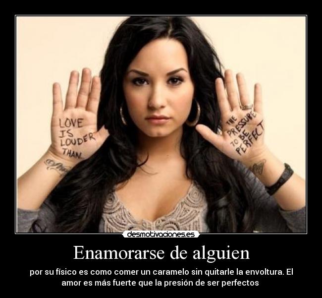 Enamorarse de alguien -