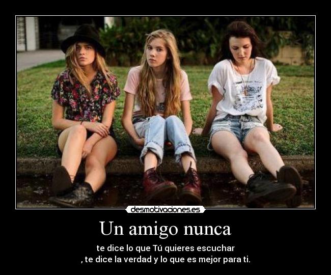 Un amigo nunca - 