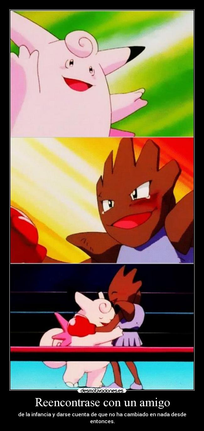 Reencontrase con un amigo -