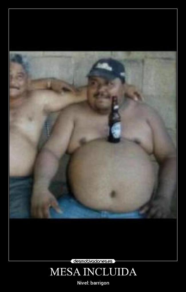 MESA INCLUIDA - Nivel: barrigon