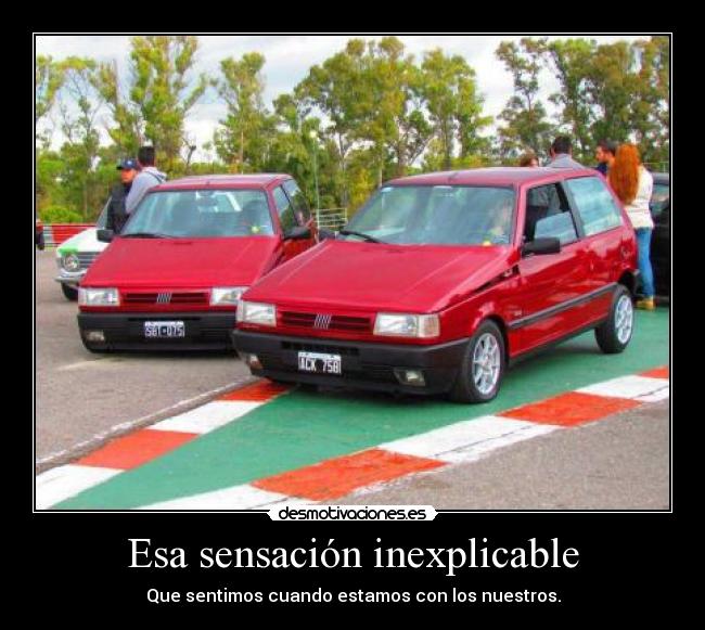 carteles fiat uno scr autos pasion carreras sensacion sentimos inexplicable desmotivaciones