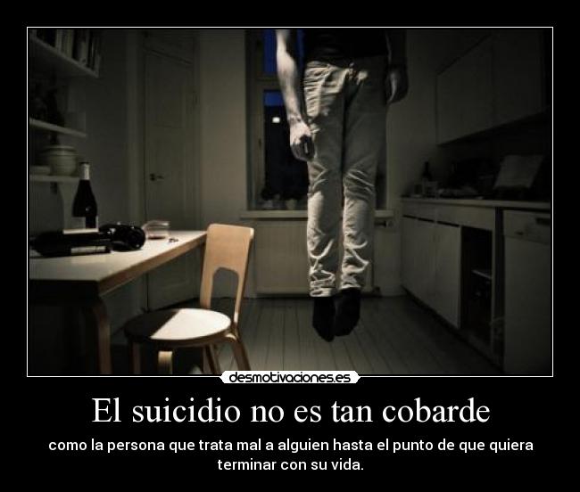 El suicidio no es tan cobarde - 