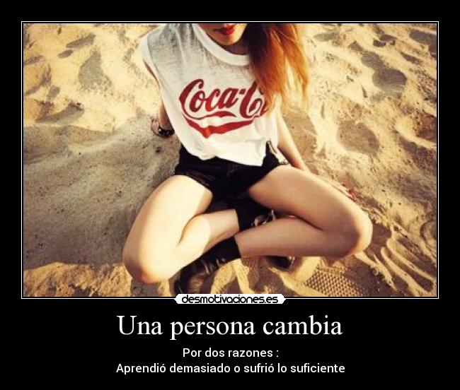 Una persona cambia - 