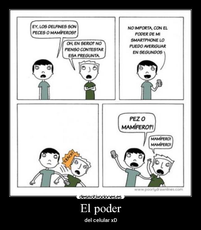 El poder - del celular xD