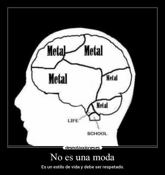 No es una moda - Es un estilo de vida y debe ser respetado.