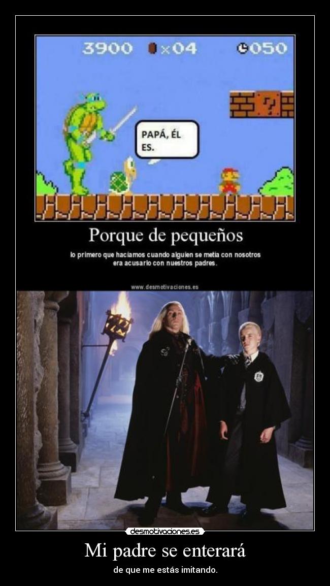 carteles padre malfoy hipster acudiendo padre antes que fuera moda desmotivaciones