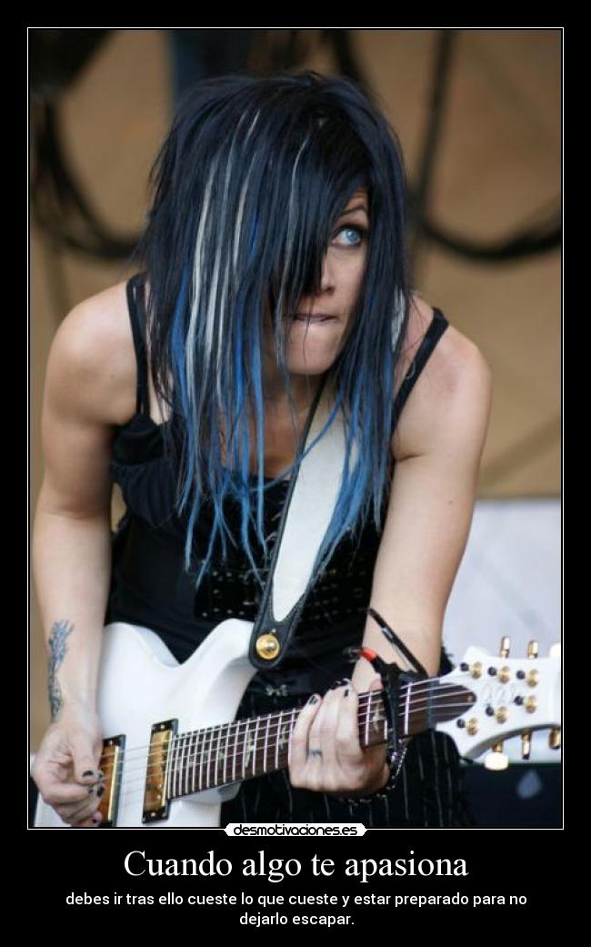 carteles blue hair isma the black sean peliazul mas rock corro toah desmotivaciones