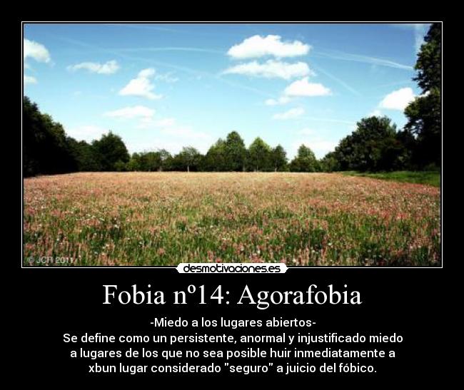 Fobia nº14: Agorafobia - 