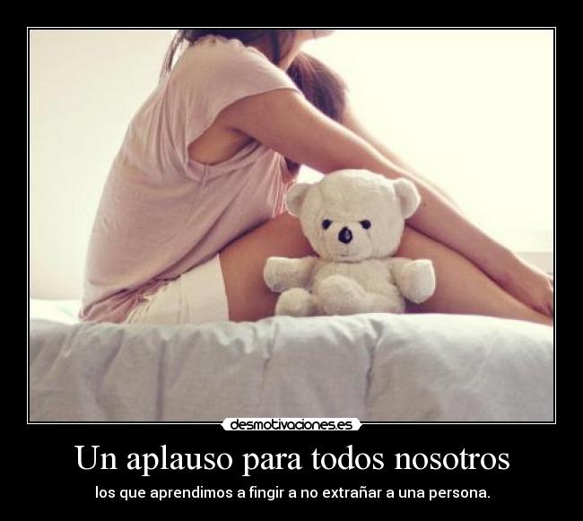 Un aplauso para todos nosotros -