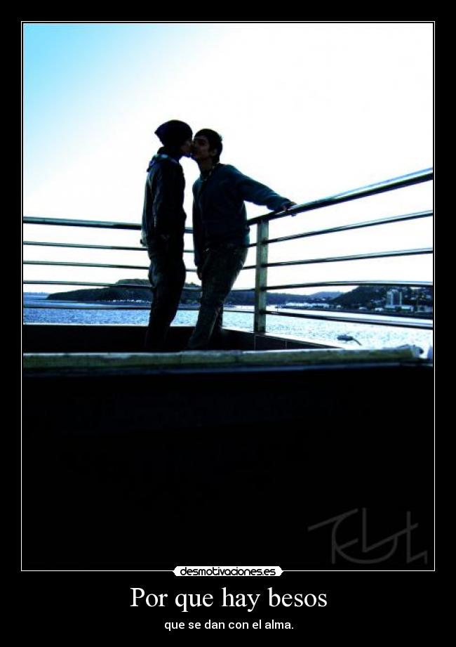 carteles besos besos desmotivaciones