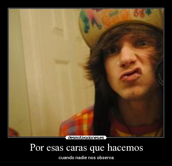 carteles caras desmotivaciones