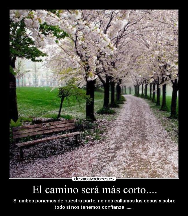 El camino será más corto.... - 