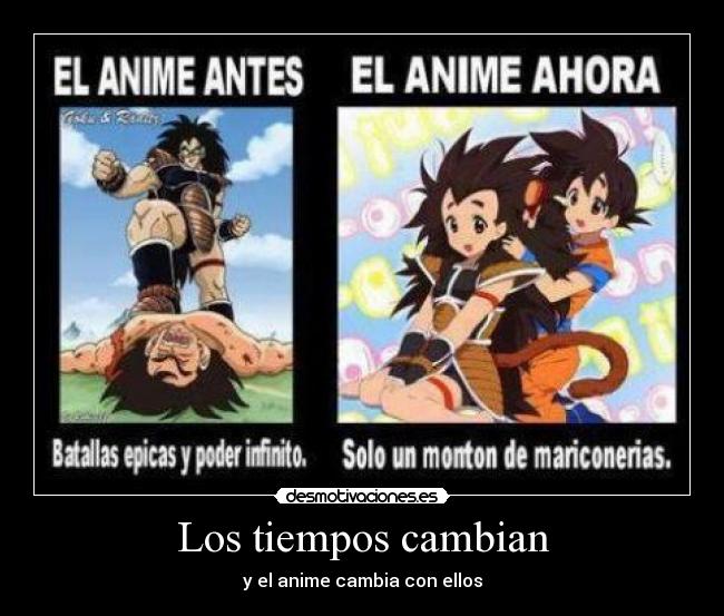 Los tiempos cambian - y el anime cambia con ellos