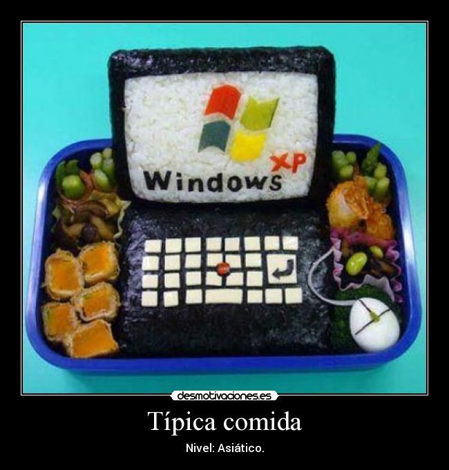 Típica comida - Nivel: Asiático.