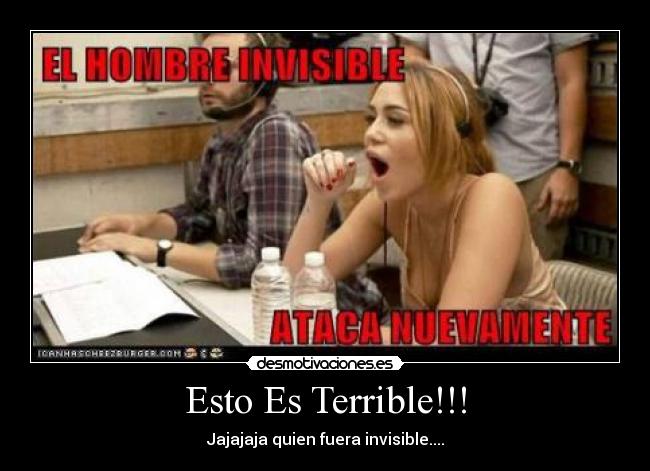 Esto Es Terrible!!! -