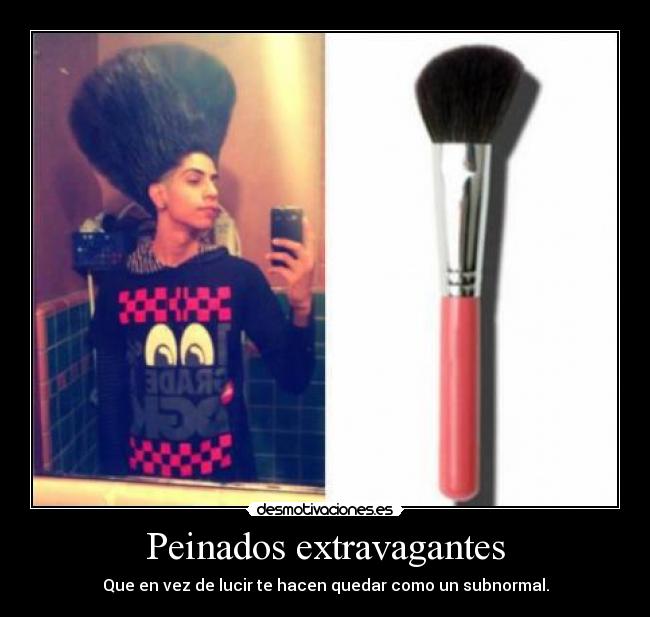 Peinados extravagantes -