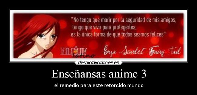 Enseñansas anime 3 - el remedio para este retorcido mundo