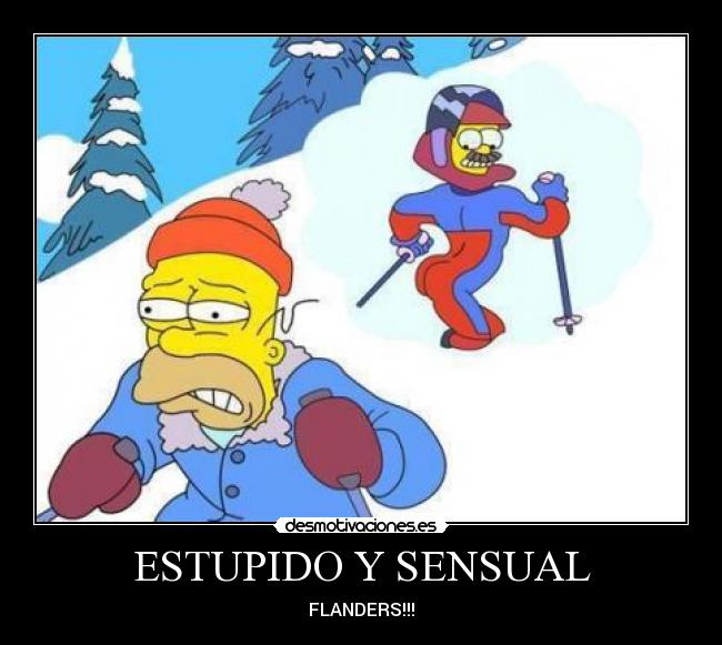 ESTUPIDO Y SENSUAL - FLANDERS!!!