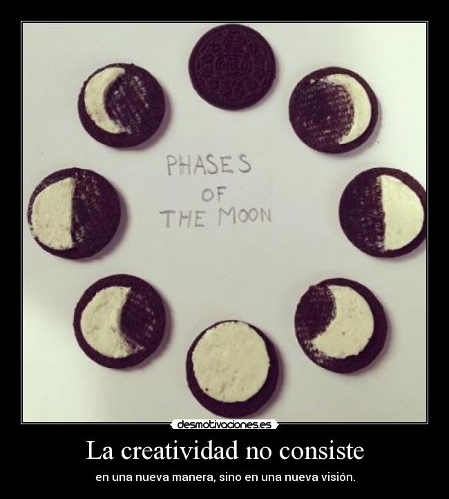La creatividad no consiste -